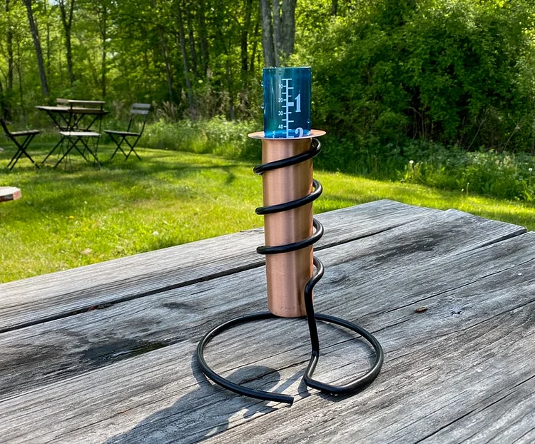 Copper Rain Gauge