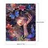 (Limited Stock)Paint By Number - Oil Painting - Illustration Girl (40*50cm)、[Everydayedeals]