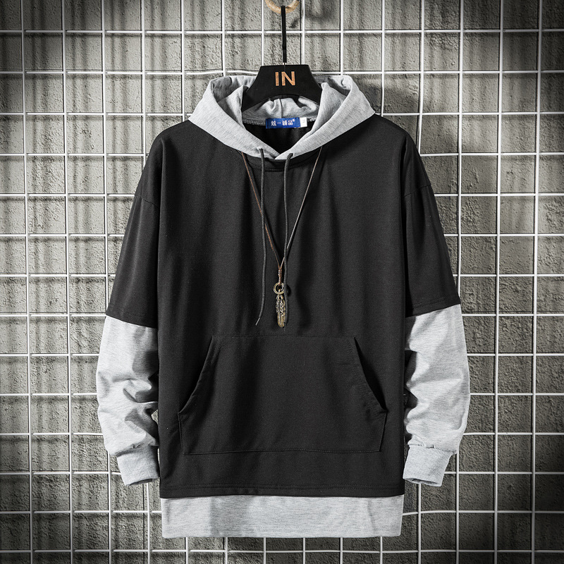 Color-block Hooded Sweatshirt / TECHWEAR CLUB / Techwear