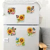 6 St&uuml;ck Acryl Sonnenblume Schmetterling - 5d DIY Handwerk Aufkleber Magnet