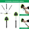 Windshield Cleaner Extendable Handle Car Window Cleaning Tool for Car & Home Use