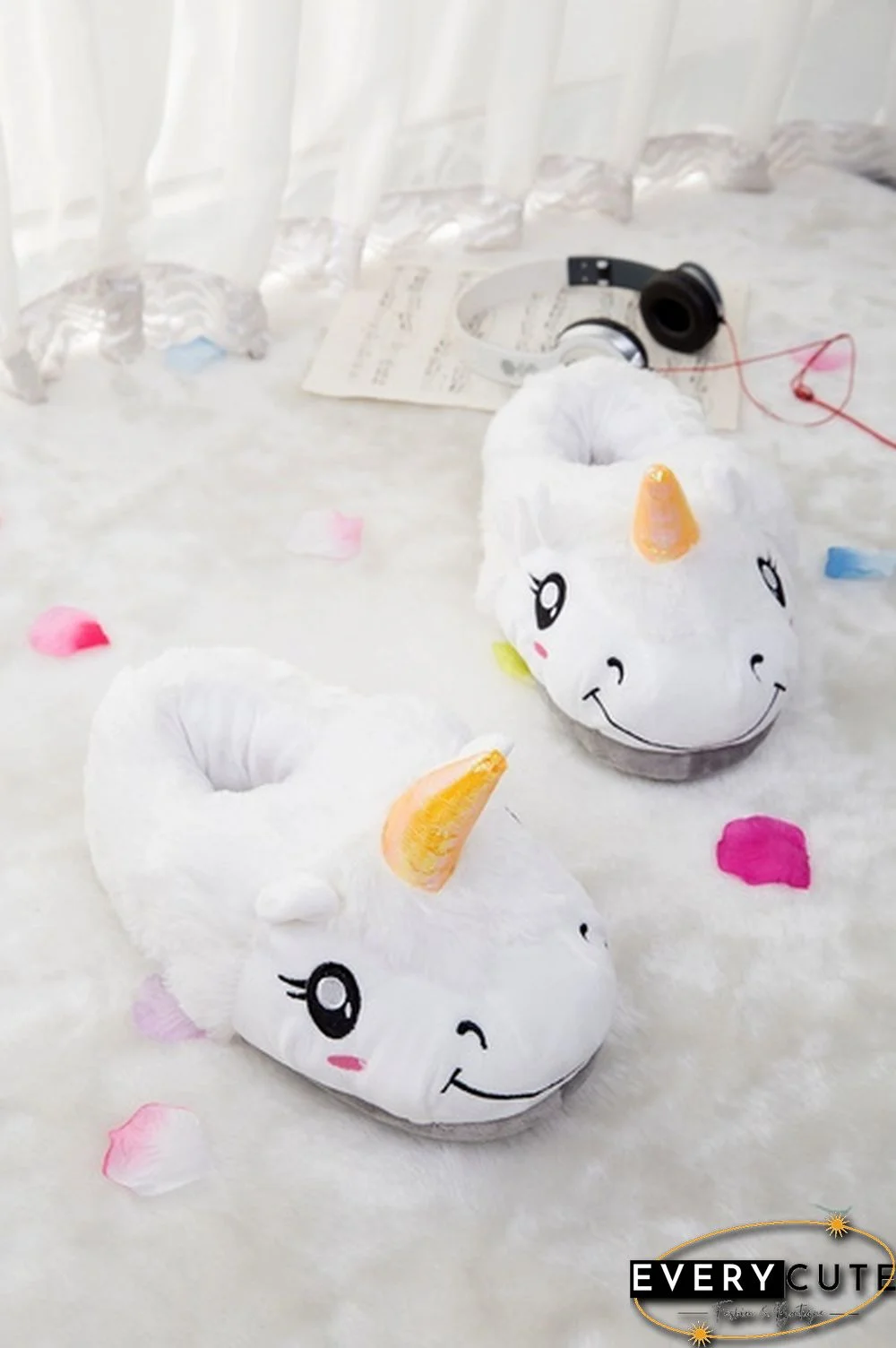 Winter Indoor Slippers Plush Home Shoes Unicorn Slippers For Grown Free Size Home Slippers Shoes Christmas Gift