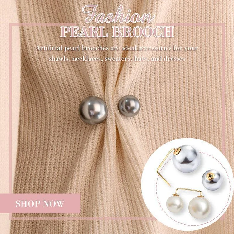 Fashion Pearl Brooch（65% OFF）