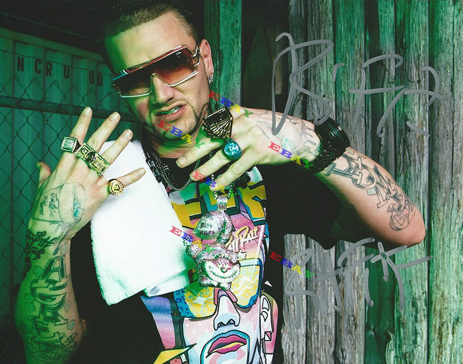 Riff Raff rapper Autographed signed 8x10 Photo Poster painting Reprint