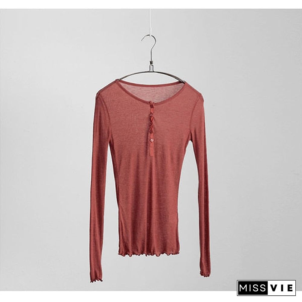 Sexy Tshirt Women T Shirt Spring Summer T-Shirt Women Tops Korean Long Sleeve Vetement Femme Ropa Mujer Kawaii Clothes