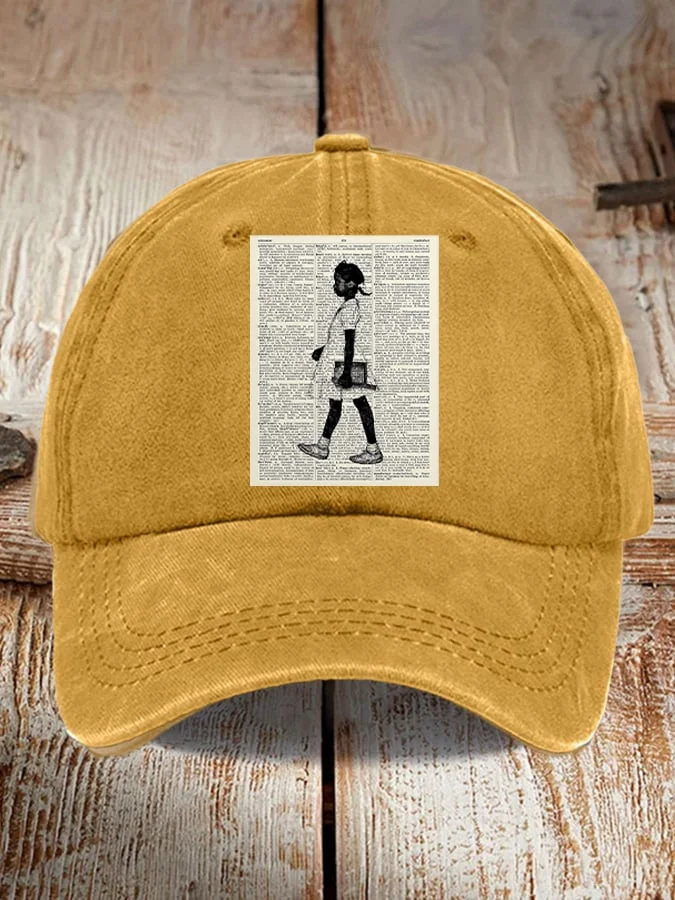 Unisex  Black Girl Art Print Baseball Cap 