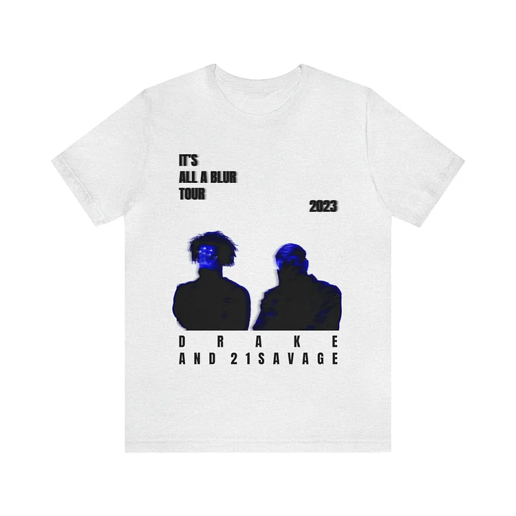 Drake And 21 Savage IAAB 2023 Tour White T-Shirt