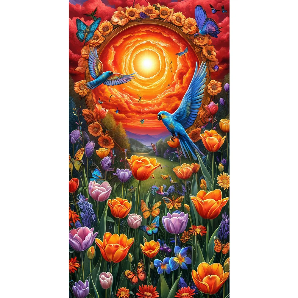 Diamond Painting - Full Round Drill - Bird(Canvas|40*70cm)