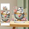 Tasse &Agrave; Th&eacute; Chaton-Bricolage Ornement