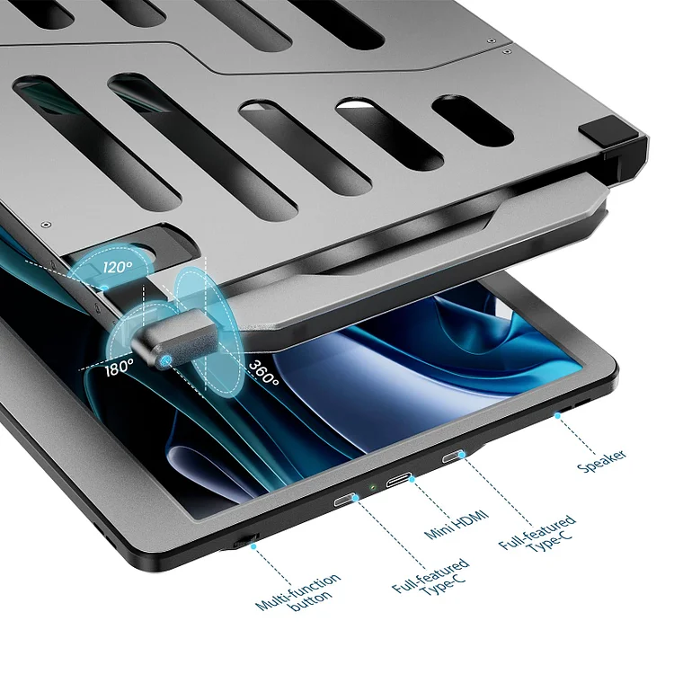 Domyfan F1 Dual Screen Metal Shell Laptop Screen Extender