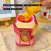 Diamond Painting Organizer Funnel Fit Round Containers Portable Drill Funnel 2.56x1.97in for DIY Craft Easy Transfer Tools (Red Gold)