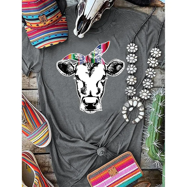 PSL - Cow Village Life T-Shirt-06156