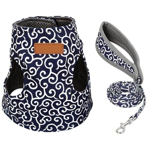 Pets s Vest Harness and Leash Anti-break Away Chest Strap Clothes