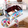 5D DIY Diamond Painting dekorative Aufbewahrungsbox Holz Lagerung Clutch (Ballon)