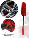 Car Grooming Brush Faux Wool Car Cleaning Brushes Bendable Soft for Auto Washing
