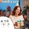 5PCS-2 5D DIY Diamond Painting Wind Chimes Suncatcher Kit Double Sided Diamond Art Kits Suncatcher with Crystal Pendant for Home Wall Window Decor Adults DIY Art Craft