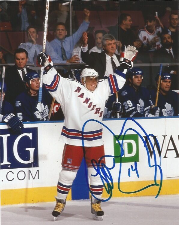 New York Rangers Theoren Fleury Autographed Signed 8x10 Photo Poster painting COA