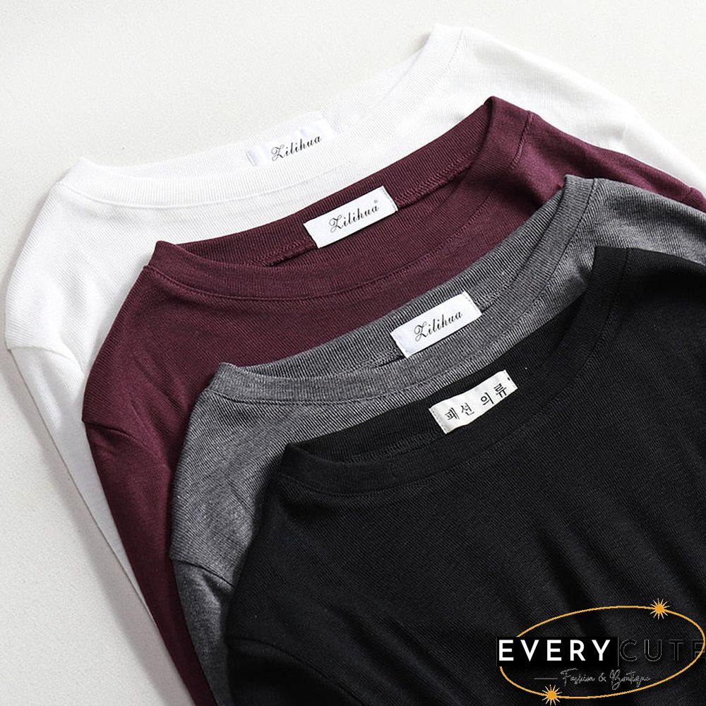 Christmas Gift Slim Sexy Thin T-shirt See Through High Elasticity T Shirt Women Long Sleeve Tshirt Summer Tops Korean Fashion Clothing To