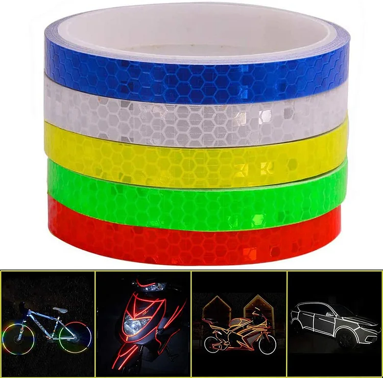 Car/Motorcycle/Bicycle Outline Marking Anti-collision Warning Reflective Sticker