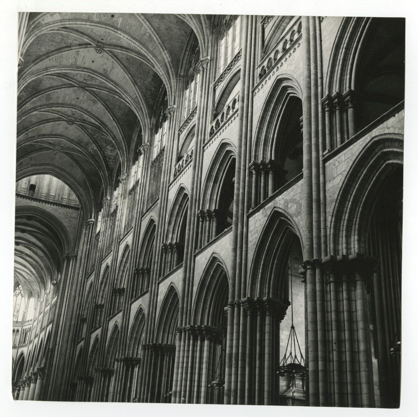 Rouen French Cathedral - Vintage 8x8 Publication Photo Poster paintinggraph - France