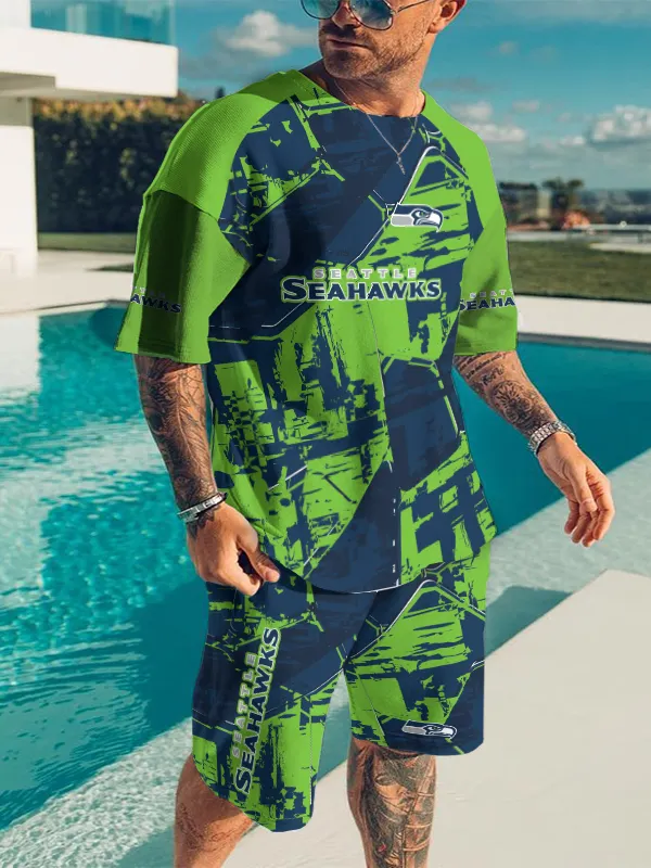 Seattle Seahawks Limited Edition Top And Shorts Two-Piece Suits