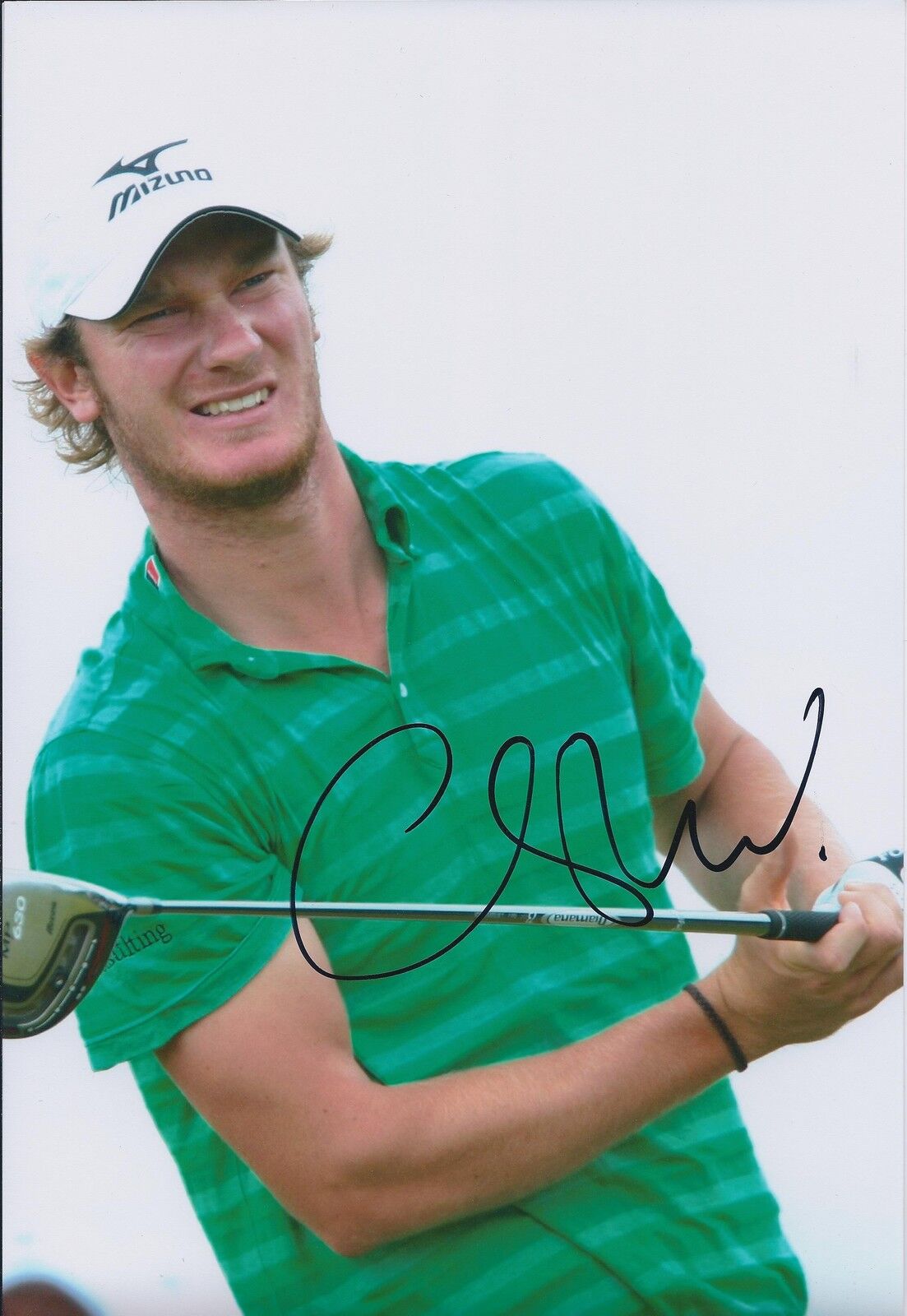 Chris WOOD SIGNED AUTOGRAPH Golf 12x8 Photo Poster painting AFTAL COA European Tour Celtic Manor