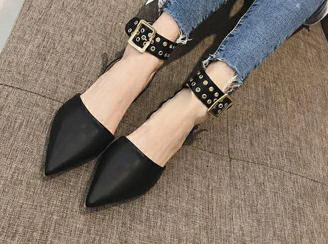 Late Night Sandals Women's 2020 New Summer Buckle Half Baotou Women's Shoes Hollow Shoes Fairy Wind