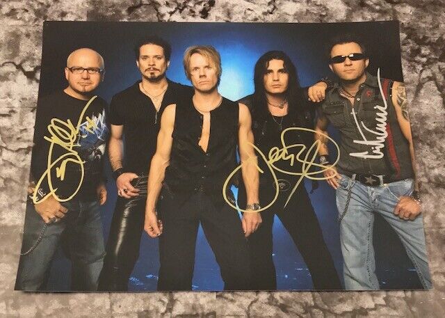 GFA Erik Turner Band x3 * WARRANT * Signed 11x14 Photo Poster painting PROOF AD1 COA