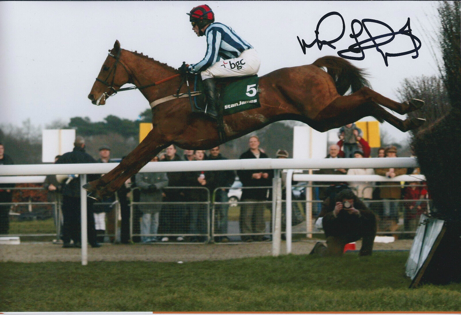 Mick FITZGERALD Jockey SIGNED Autograph Photo Poster painting AFTAL COA Steeple Chase Winner