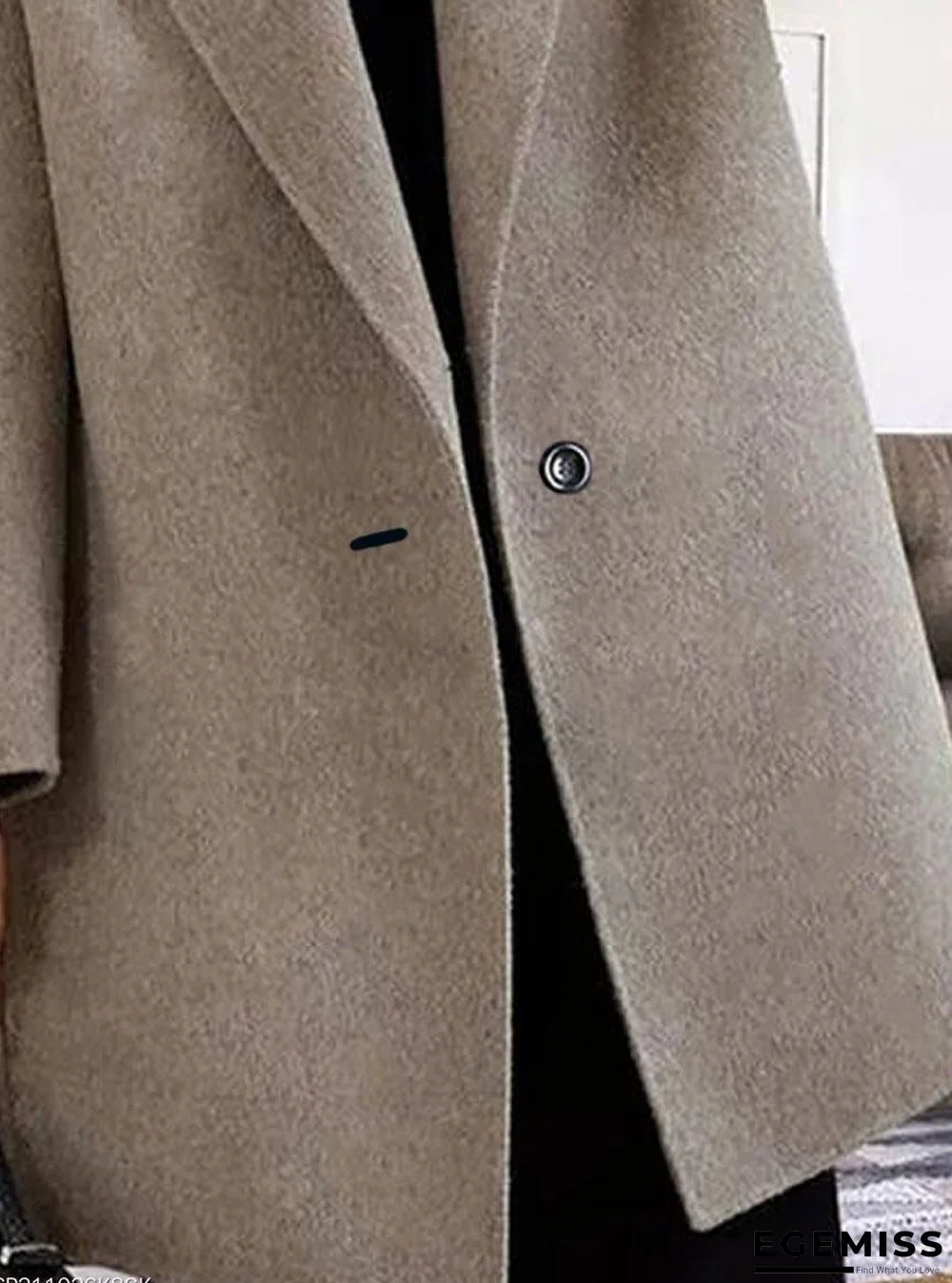 Casual Loose Woolen Cardigan Coat | EGEMISS