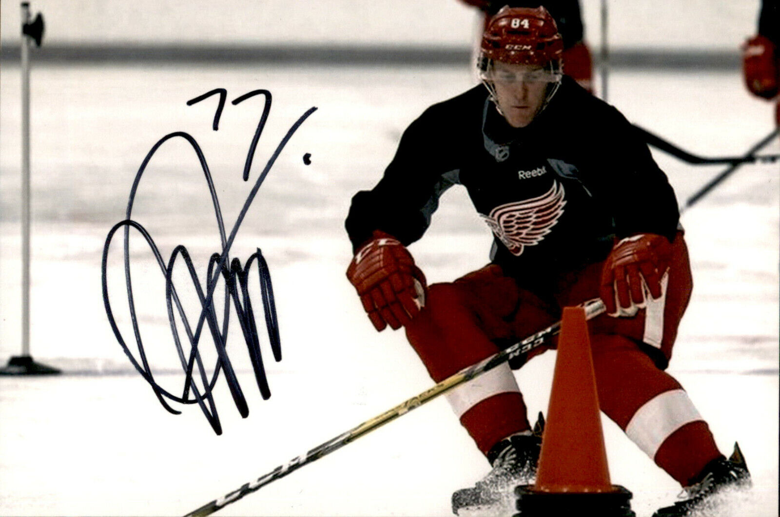 Reilly Webb SIGNED autographed 4x6 Photo Poster painting DETROIT RED WINGS #3