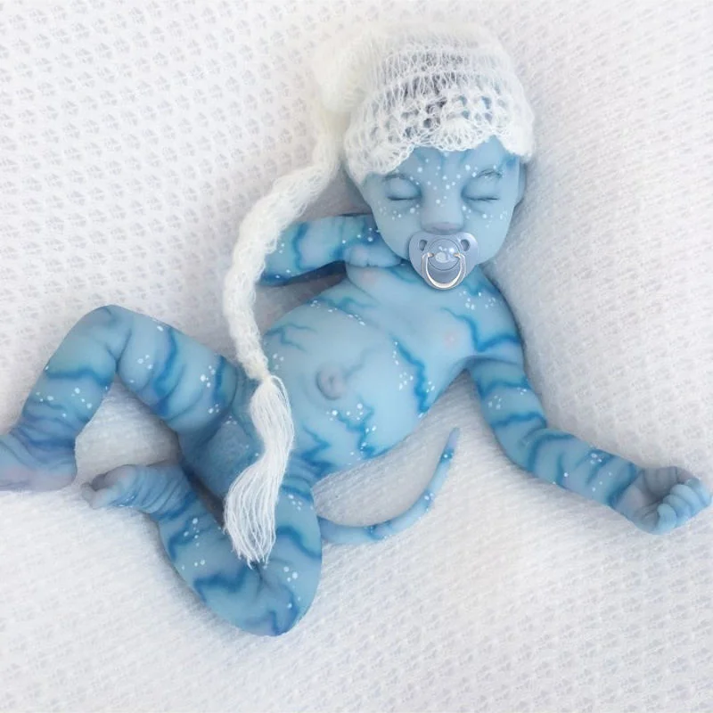 12" Realistic Glorfindel Full Body Soft Silicone Blue Reborn Baby Girl -Creativegiftss® - [product_tag] RSAJ-Creativegiftss®
