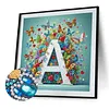 Butterfly Flower A 5D Partial Drill DIY Diamond Painting Kit 30*30cm