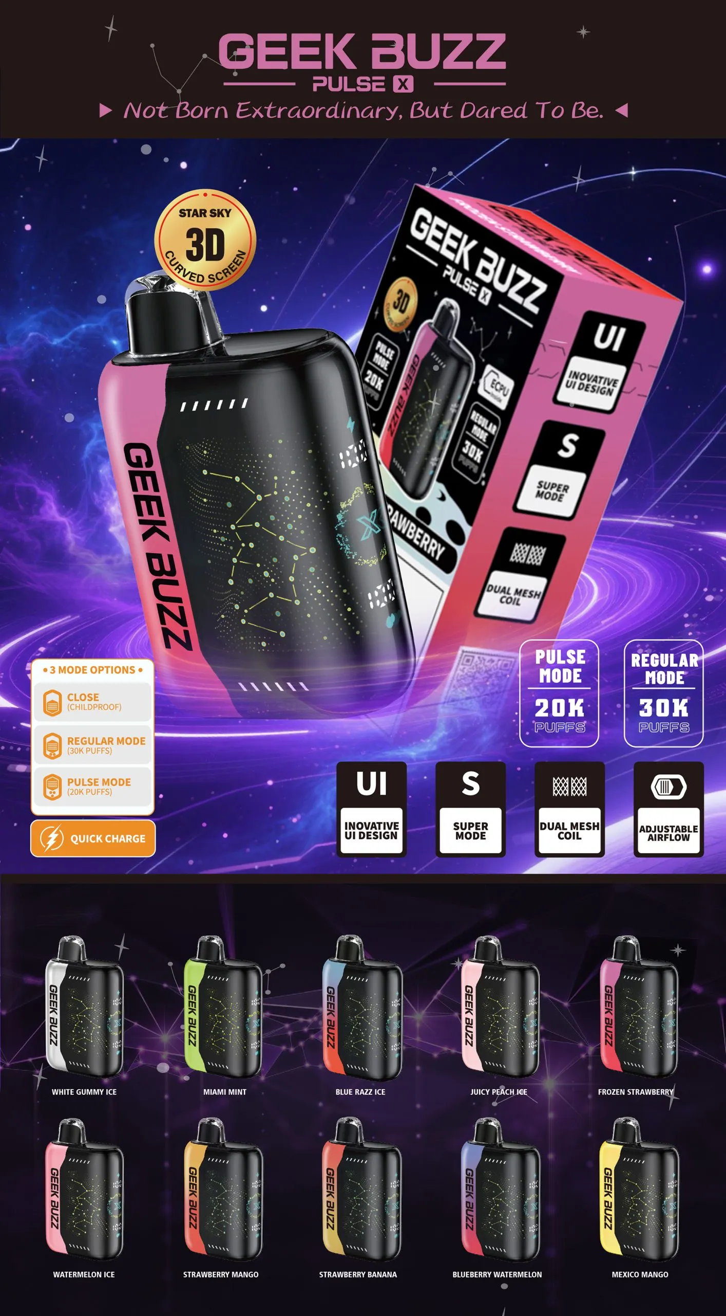 Geek BUZZ disposable vape