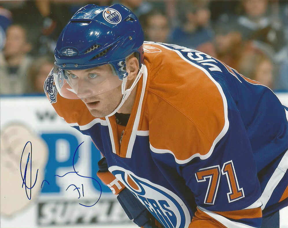 Edmonton Oilers Lubomir Vishnovsky Autographed Signed 8x10 Photo Poster painting COA