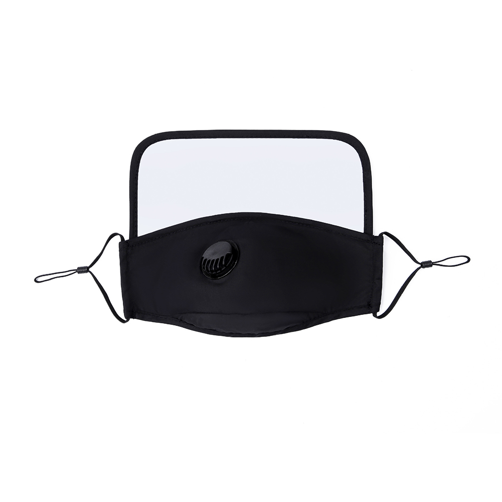 

Cotton Mouth Cover Dust-proof Reusable Face Mask with Eye Shield (Black), 501 Original