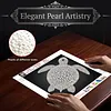 DIY Pearl Painting Turtle for Home Wall Decor(25x25cm)