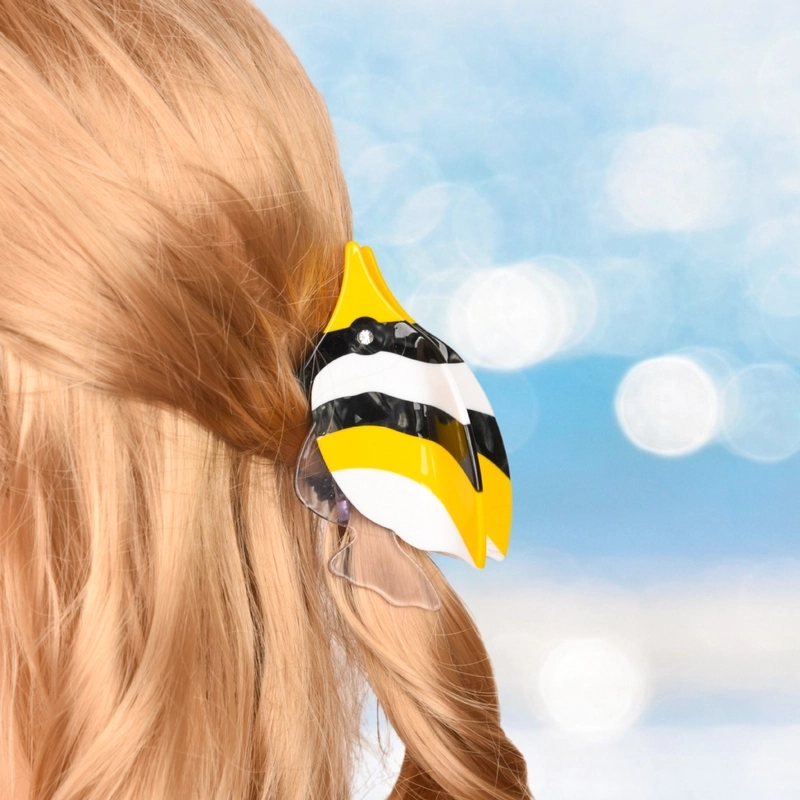 Cute Marine Style Modern Style Women’s Animal Fish Acetic Acid Sheets Hair Claws