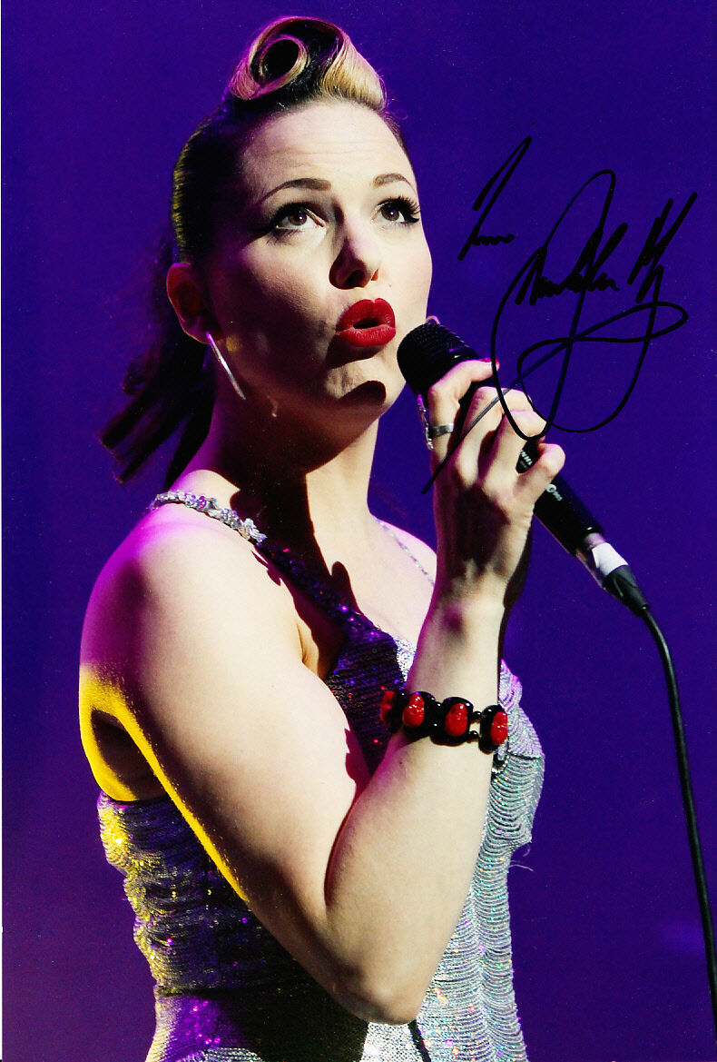 Imelda May Hand Signed Photo Poster painting 12x8 2.