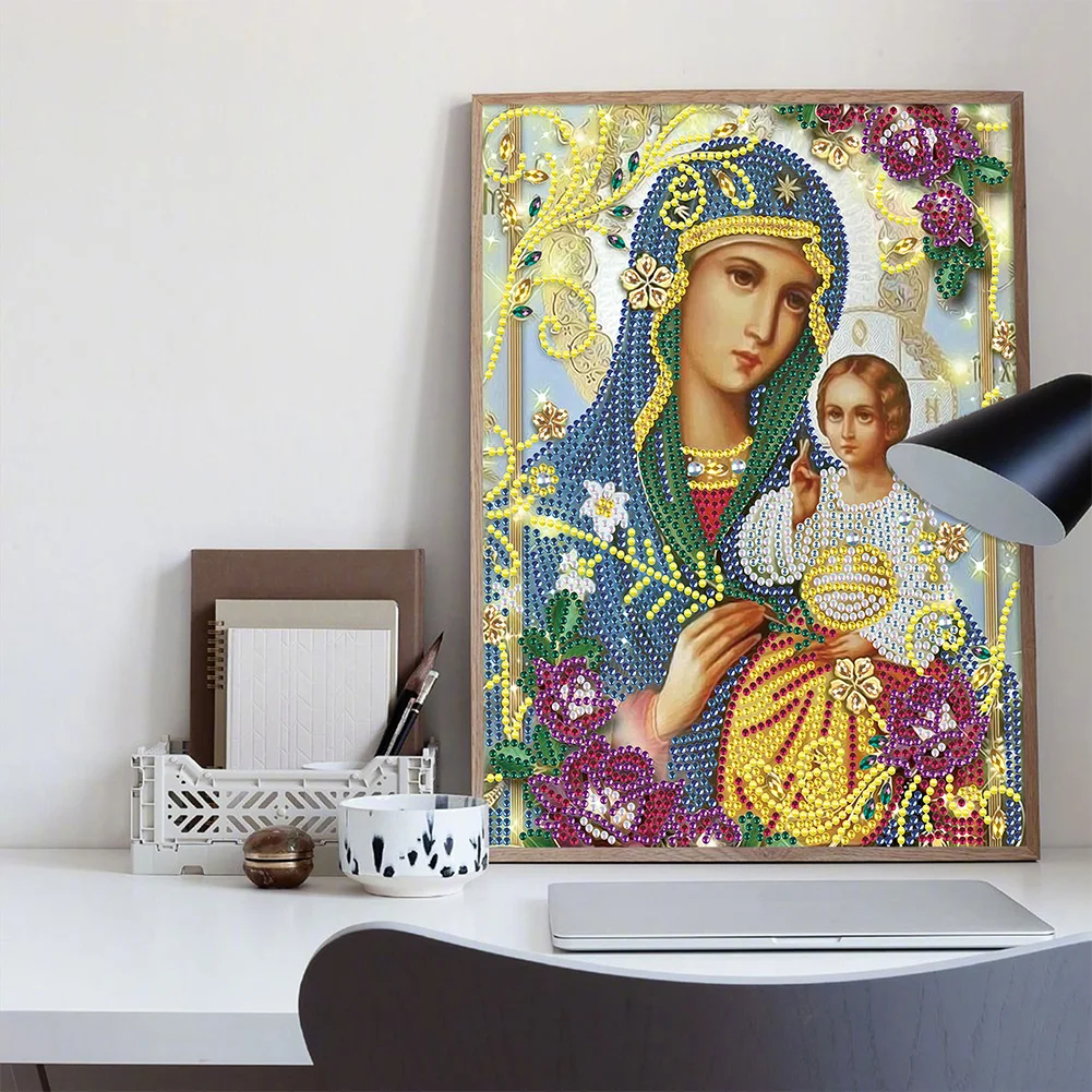 Diamond Painting - Partial Special Shaped Drill - Religious(25*30cm)