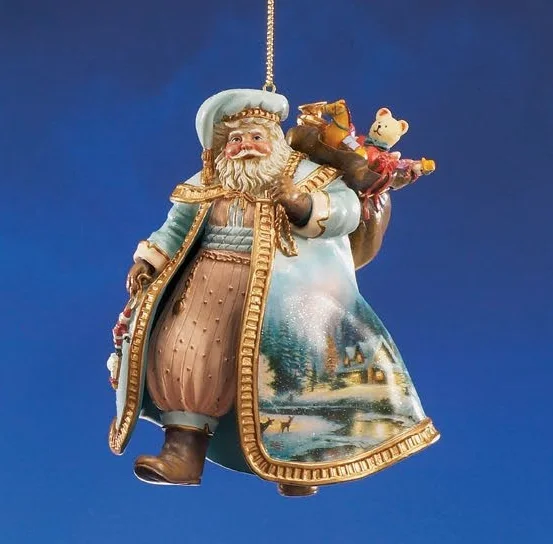 🎅Thomas Kinkade-:Christmas tree decoration