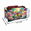 5D DIY Diamond Painting Decorative Storage Box Wood Storage Clutch (Butterfly)