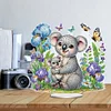 Diamond Painting Double Side Parent-Child Koala Desktop Ornaments for Home Decor