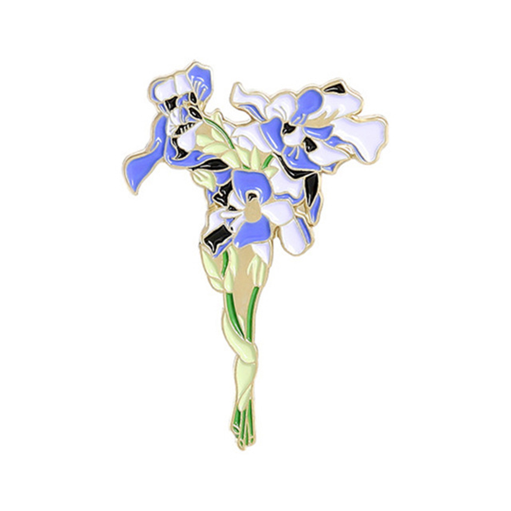 

Elegant Women Sunflower Iris Enamel Badge Flower Lapel Pins Badge Jewelry, 501 Original