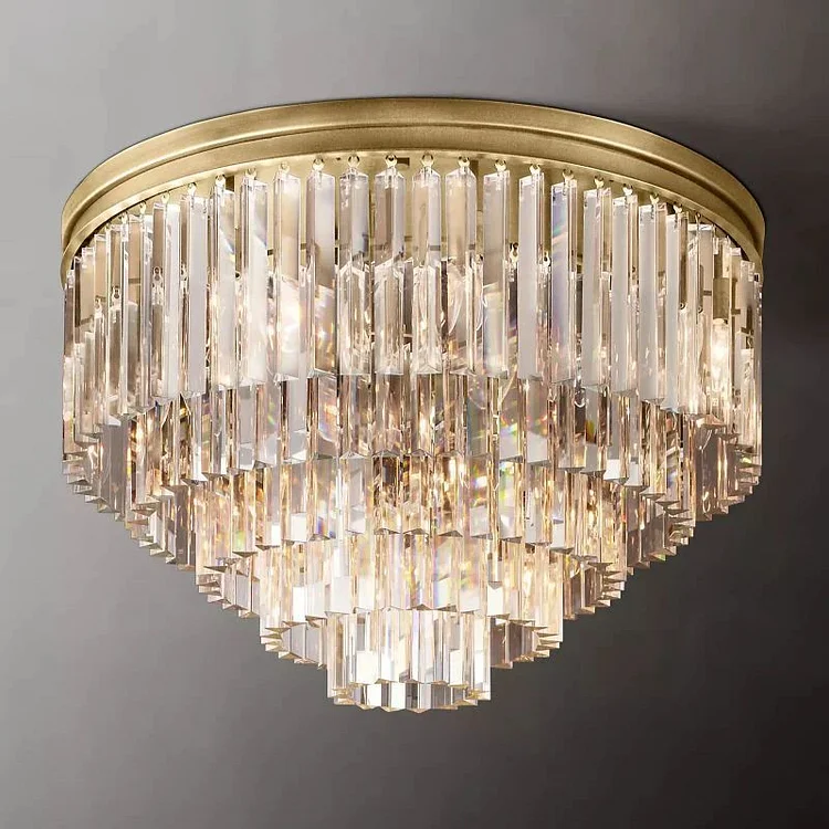 1920s Odeon Flushmount D32" For Dining Room Vjlight