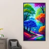 Colourful Trees - Round AB Drills Diamond Painting(45x75cm)