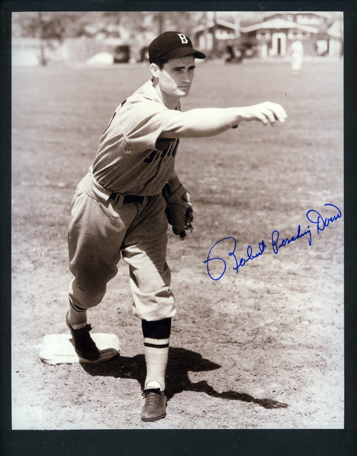 Bobby Doerr Signed ROBERT PERSHING DOERR Autographed 8 x 10 Photo Poster painting