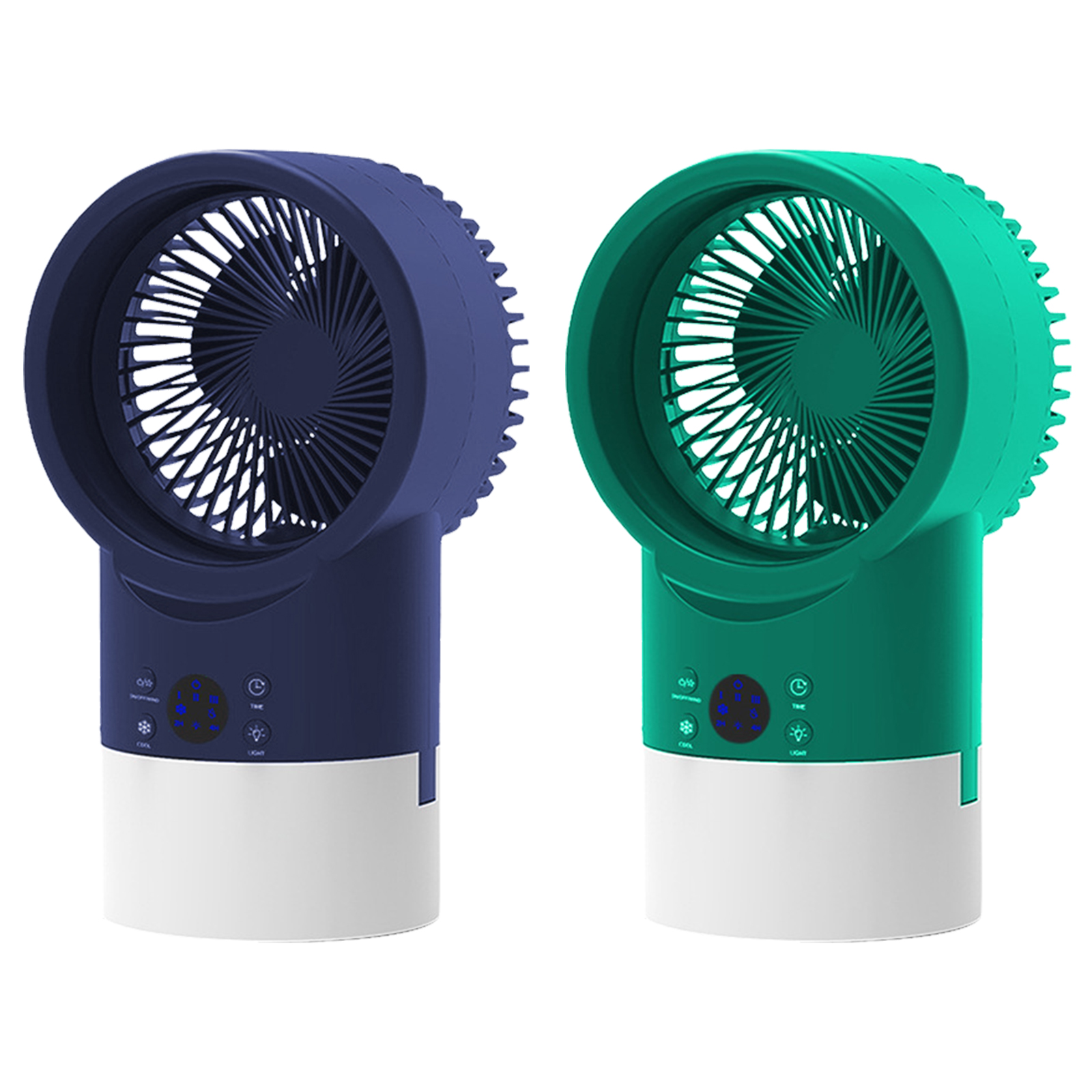 

Personal Air Cooler - Air Conditioner Desktop Cooling Fan with LED 4 in 1, Green, 501 Original