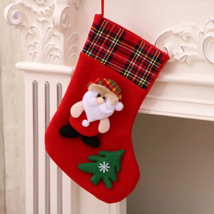 Christmas decorations Santa Claus small socks Christmas tree pendants Christmas stockings