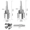 Pipe Threader Set with Sealing Tape& Gloves Internal & External Pipe Threading Tool for 1/2 & 3/4 & 1in PVC/Plastic Water Pipe Repair